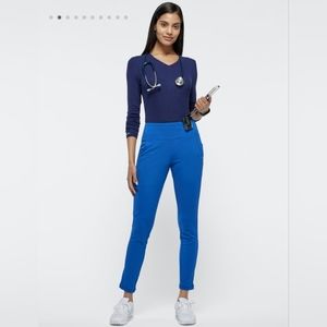 NWOT Jaanuu Women's 4-Pocket Rib Panel Scrub Pant